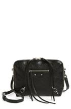 Balenciaga Extra Small Classic Reporter Leather Shoulder Bag - Black