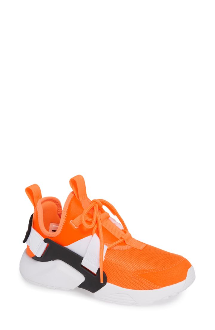 Women's Nike Air Huarache City Premium Sneaker .5 M - Orange