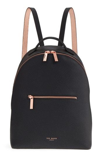 Ted Baker London Leather Backpack - Black