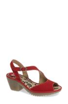 Women's Fly London Wyno Sandal .5-8us / 38eu - Red