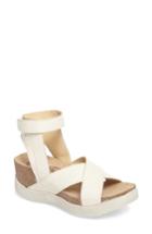 Women's Fly London Weel Platform Sandal Us / 35eu - White