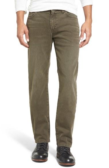 Men's Fidelity Denim Jimmy Slim Straight Leg Jeans - Green