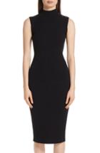 Women's St. John Collection Flat Rib Knit Mock Neck Sweater
