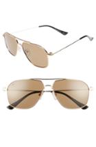 Women's Prive Revaux The Marquise 58mm Aviator Sunglasses - Metal/ Gold