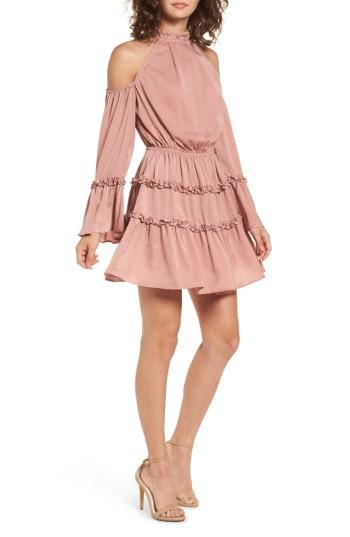 Women's The Fifth Label Banjo Ruffle Cold Shoulder Dress