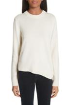 Women's Proenza Schouler Asymmetrical Zip Detail Wool, Silk & Cashmere Sweater