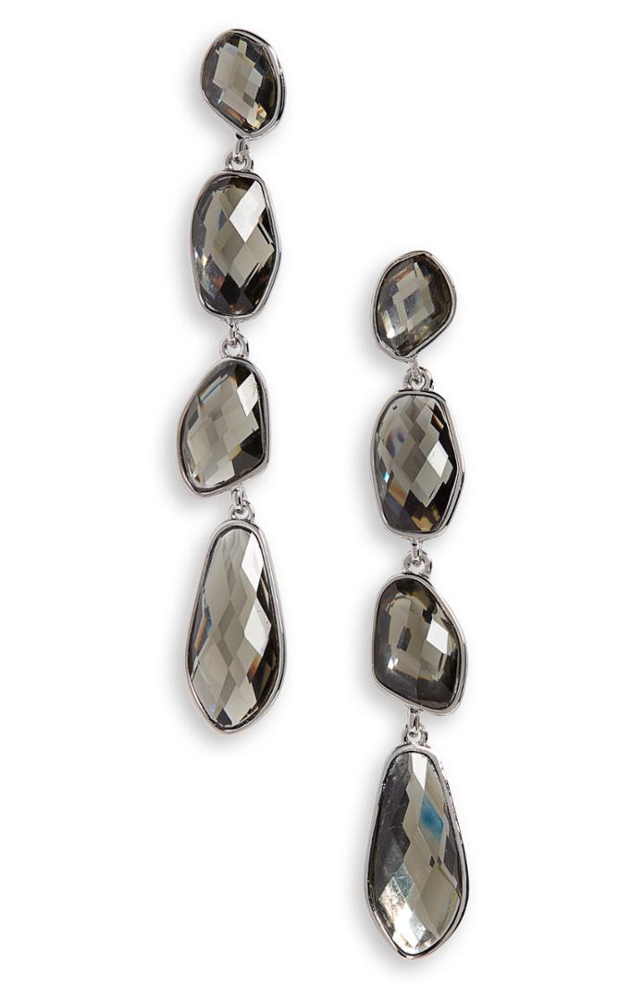Women's Halogen Crystal Drop Earrings
