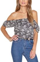 Women's Amuse Society Mariposa Off The Shoulder Woven Top