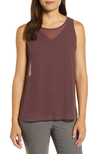 Women's Nic+zoe Sheer Collection Top - Purple