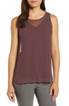 Women's Nic+zoe Sheer Collection Top - Purple