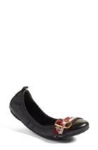 Women's Marc Jacobs Dolly Buckle Ballerina Flat .5 Eu - Black