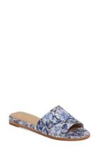 Women's Marc Fisher D Wyndi Slide Sandal, Size 5 M - Blue