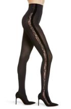 Women's Oroblu Mixed Media Opaque Tights - Black