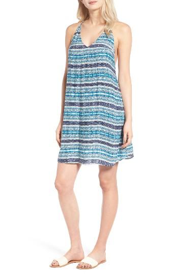 Women's Roxy Print Swing Dress - Blue