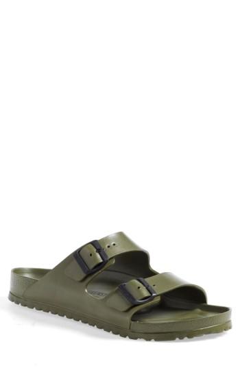 Men's Birkenstock 'essentials - Arizona Eva' Waterproof Slide Sandal -12.5us / 45eu D - Green