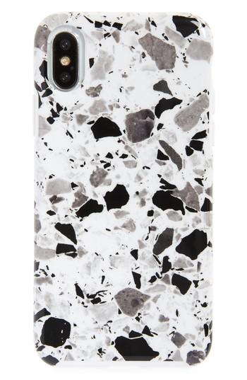 Felony Case Terrazzo Iphone X Case - White