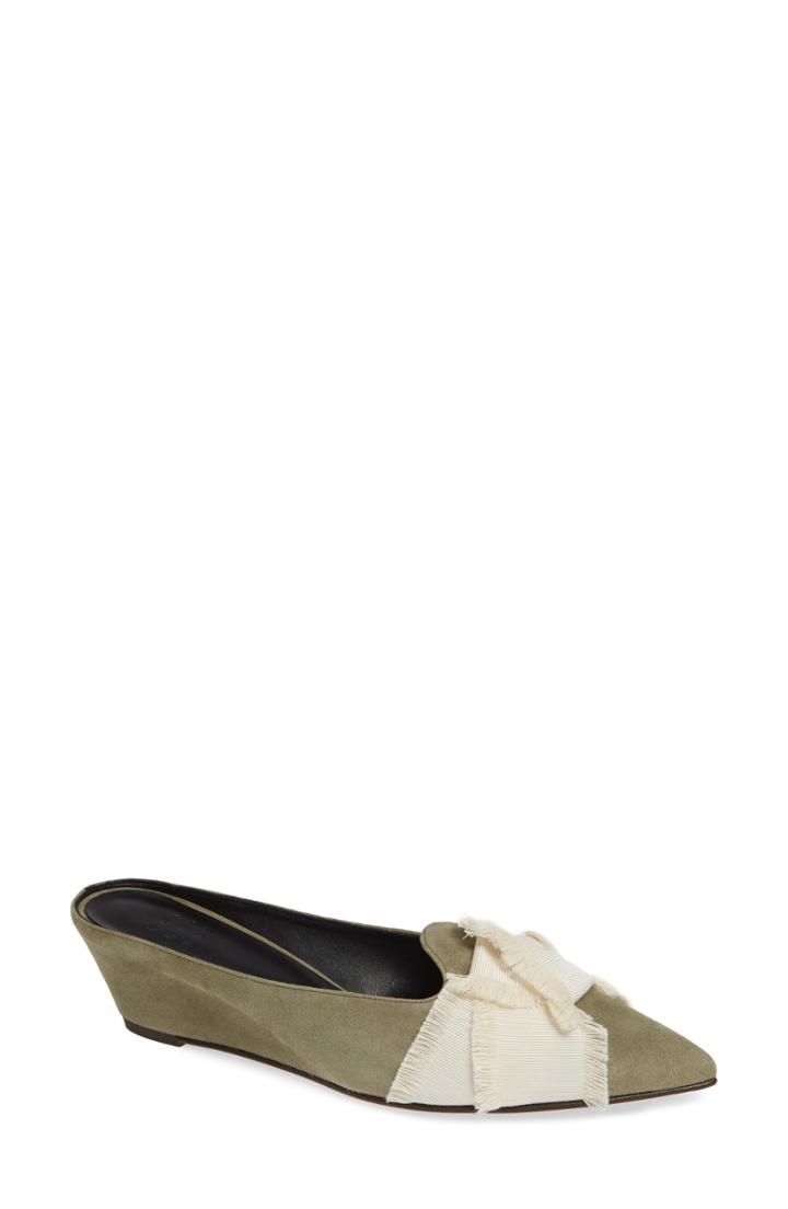 Women's Trademark Bow Wedge Mule Us / 40eu - Orange