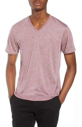 Men's The Rail Streaky V-neck T-shirt - Pink