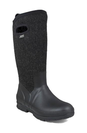 Women's Bogs Crandall Waterproof Boot, Size 7 M - Black