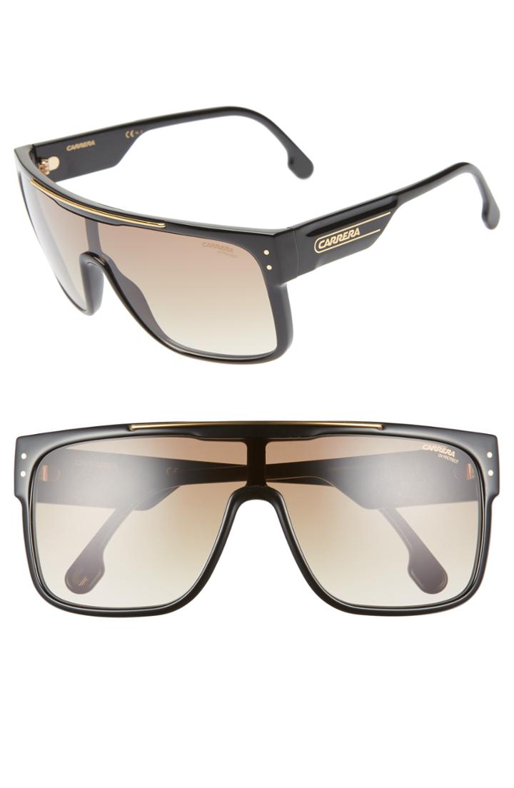 Men's Carrera Eyewear Flagstop Ii 140mm Flat Top Sunglasses - Black