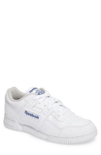 Men's Reebok Workout Sneaker, Size 10 M - White