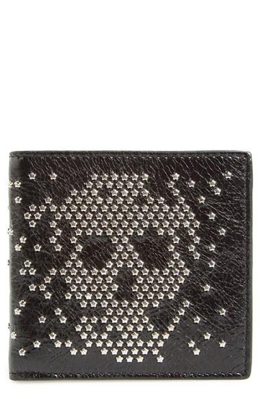 Men's Alexander Mcqueen Studded Leather Wallet -