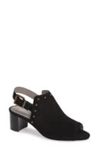 Women's David Tate Pompei Block Heel Sandal M - Black