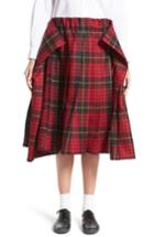 Women's Comme Des Garcons Tartan Check Wool Skirt