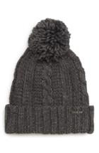 Women's Michael Michael Kors Cable Knit Hat - Grey