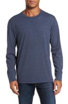 Men's Faherty Notch Long Sleeve T-shirt, Size - Blue