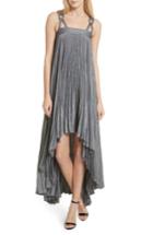 Women's Milly Sawyer High/low Linen Blend Dress - Green
