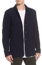 Men's Baldwin Regular Fit Merino Wool Blazer - Blue