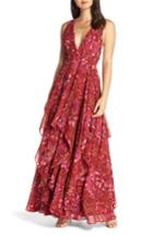 Women's Fame And Partners The Lana Gown - Burgundy