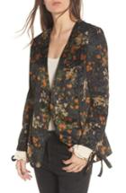 Women's Hinge Tie Sleeve Blazer