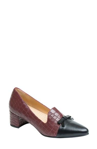 Women's Ukies Paloma Loafer Pump M - Burgundy