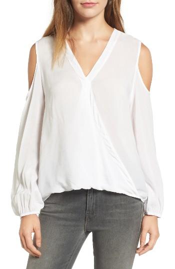 Women's Velvet By Graham & Spencer Cold Shoulder Surplice Blouse
