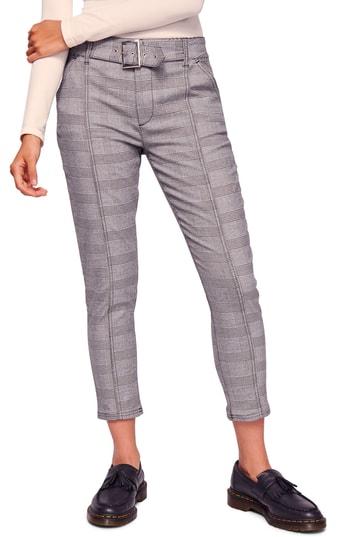 Women's Free People Rock On Crop Skinny Pants - Black