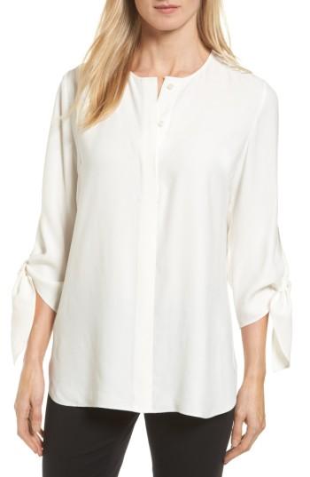 Women's Emerson Rose Tie Cuff Blouse - Ivory