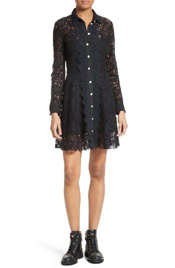 Women's The Kooples Lace Shirtdress