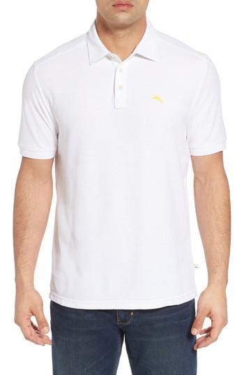 Men's Tommy Bahama Tropicool Spectator Pique Polo, Size - White