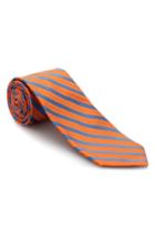 Men's Robert Talbott Stripe Silk Tie, Size - Orange