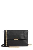 Ted Baker London Parson Leather Crossbody Bag - Black