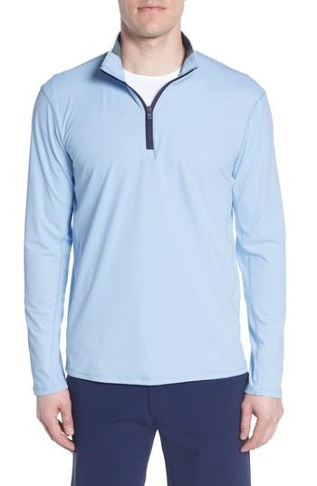 Men's Greyson Tate Quarter Zip Pullover - Blue
