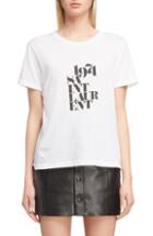 Women's Stella Mccartney All Is Love See Through Graphic Tee Us / 36 It - Black