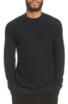 Men's Vince Mesh Crewneck Sweater, Size - Black