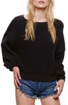 Women's Free People Found My Friend Sweatshirt - Black