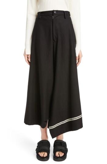 Women's Y's By Yohji Yamamoto Dart Front Skirt - Blue