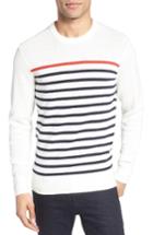Men's Jack Spade Breton Stripe Sweater - White