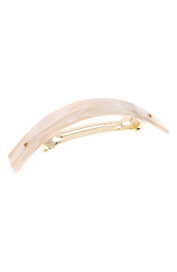 L. Erickson Arch Barrette, Size - Ivory