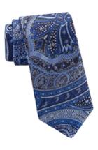 Men's Ted Baker London Dickinson Paisley Silk Tie, Size - Blue